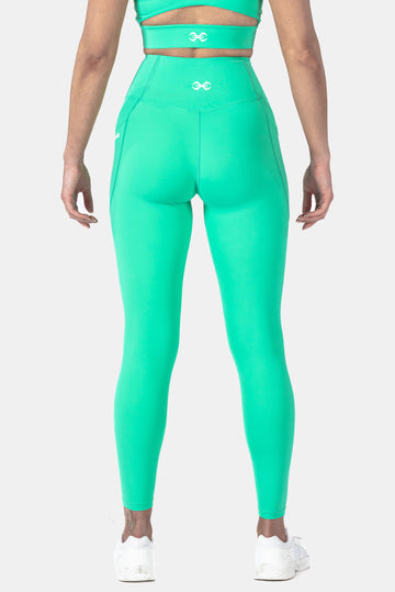 STING Aurora Envy Sports Leggings Green